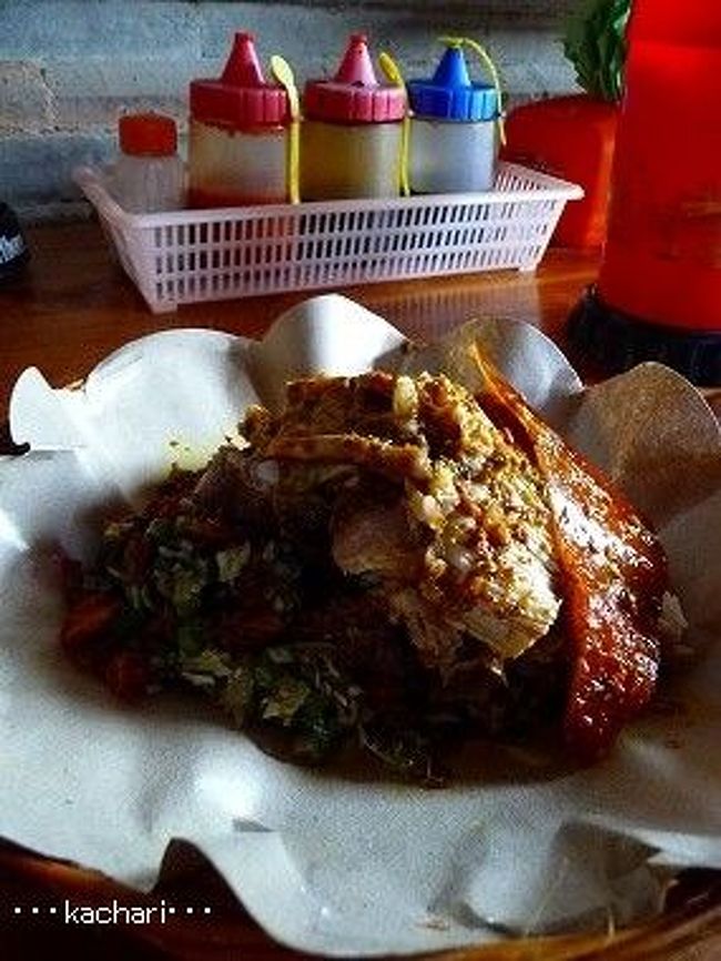 <br />初☆バビグリン！<br /><br />仔豚の皮から肉、内臓まですべてをありがたく頂く料理です。<br />とてもスパイシー！<br />おいしくいただきました。