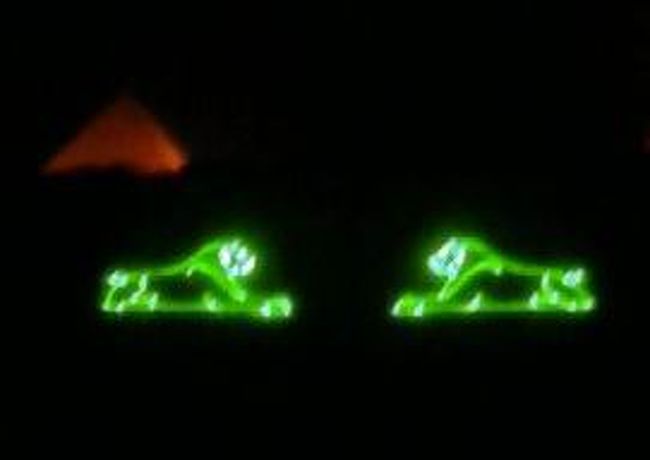 シルバーウィークを利用してエジプトをかけあしでまわったわけですが、夜の街歩きや繁華街へ出かけることも少なく、いつもの旅とはちょっと違うエジプト旅行になってしまいました．<br />次回、もっと踏みこんだエジプト再訪を期しておしまい．<br /><br /><br />※写真はギザピラミッドの音と光のショーのひとコマ<br />カメラの電池切れで携帯で撮りました．
