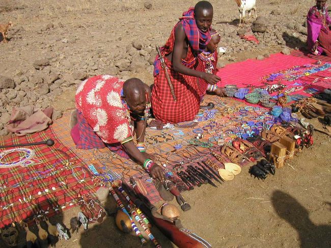 土産物を売っていた。
