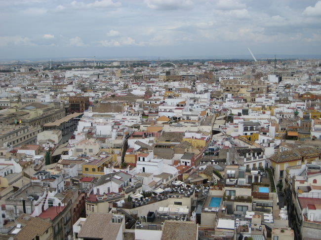 同じくヒラルダの塔からのセビリアの町。
