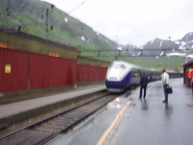 9時55分にオスロ行きの列車が来ました。これに乗ってオスロへ。
