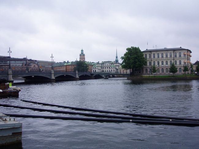 ドロットニングホルム行きのフェリー乗り場付近。ここからの街の風景もいいです。