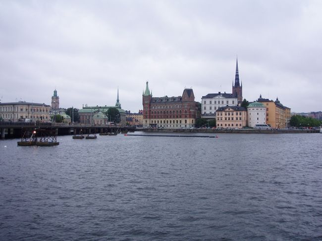 フェリー出発前のガムラスタン方面。何とも言えない素晴らしい景観。