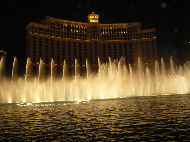 噴水のシーンです。<br />最後の噴水の時間の時は、アメリカ国歌が流れるらしいです。