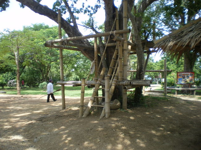 象乗り場は未完成。