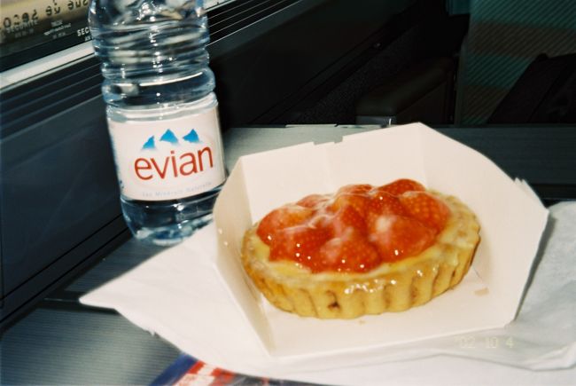 ニースから次はアヴィニヨンへ。<br /><br />電車の中で食べるために、ニースの大通りのブラッセリーでイチゴのタルトを買いました！<br />イチゴがジューシーでうまい(*^^)v