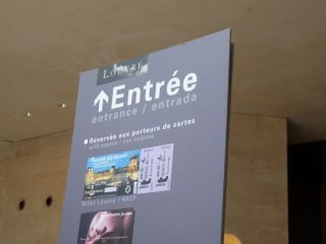 ルーブルの入り口