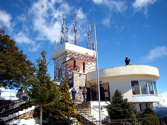 頂上にある展望台です。