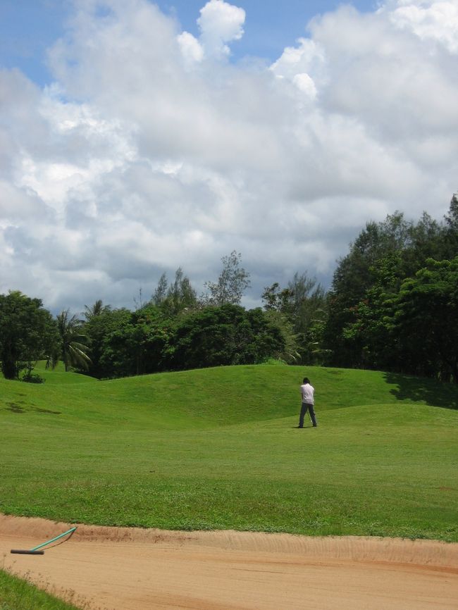 まぁ初コースだったのこともあり<br />スコアは散々です笑