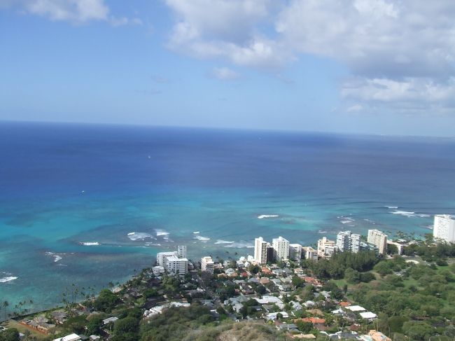 ダイヤモンドヘッドにのぼりました