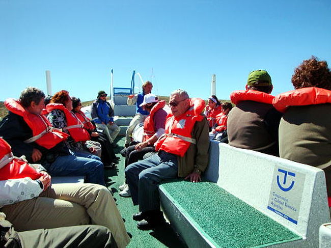 ライフジャケットを着て、いざ、出発！