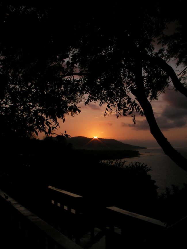 アマンキラから見る夕日。<br />あぁ、日本に帰りたくない。。
