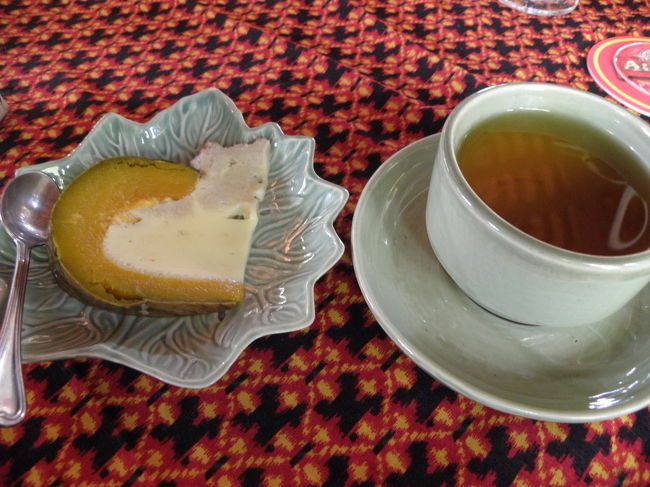 ランチのデザートに、かぼちゃプリン。<br /><br />固定観念を覆す一品でしたｗ