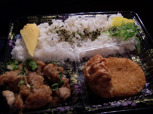 山頂から少し離れたところで天体観測。<br /><br />その前に夕食のお弁当。<br />日本食です。<br />しかも温かい。<br />ガイドさんステキ。<br /><br />しかも温かいお〜いお茶も！