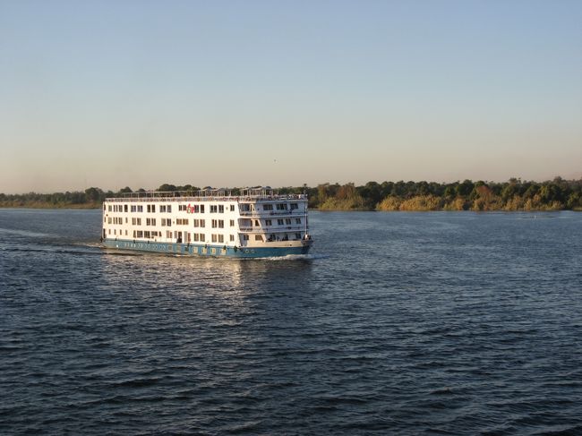 こちらはすれ違った別のクルーズ船。<br />内装はクルーズ船によって違っているようで、中にはお風呂に大きな窓がついており、お風呂に入りながらクルーズの景色を楽しめるという船もありました。