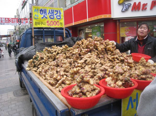 さすがっ、生姜の屋台売り！