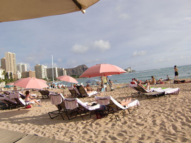 バーからの眺め。<br />このまま海に飛び込みたい！