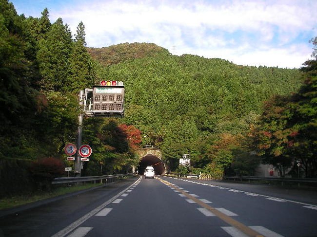 トンネルを抜けてインターを降り「いろは坂」へ向かいます！