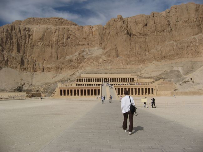 ハトシェプスト女王の祭壇。<br />