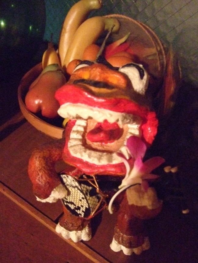 お店にあったシーサーの置物