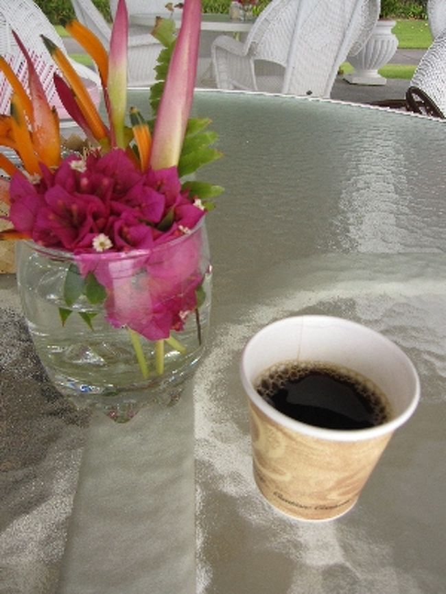 コーヒーを頂けます。