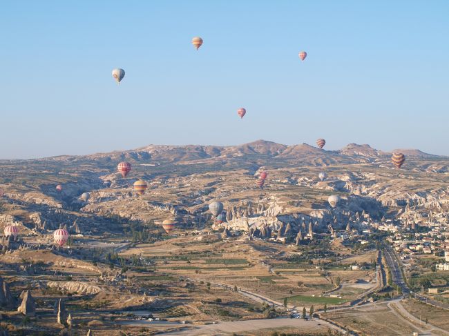 気球からの眺め。