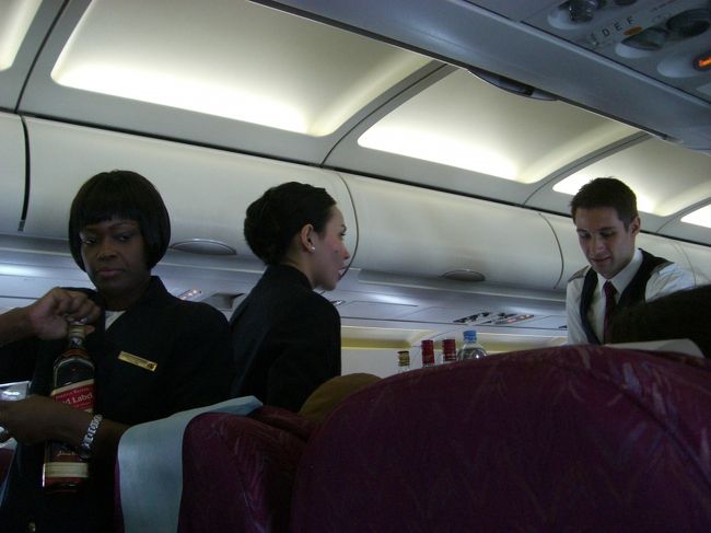 この男性パーサーさんの笑顔がステキ☆でした！