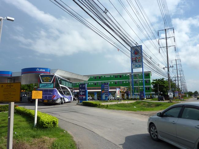 バスで途中休憩ポイントでの撮影