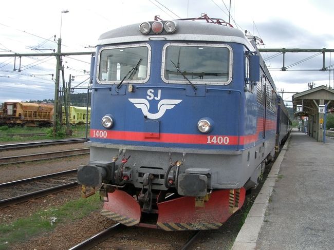 トロンハイムからスェーデンとの国境を越えストックホルムまで10時間の列車の旅。