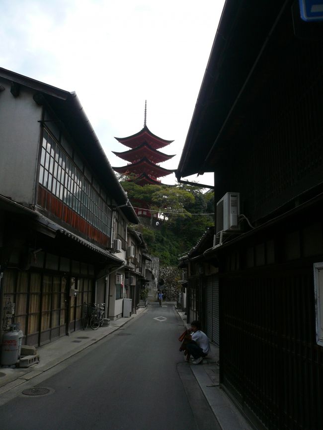 町屋通りから五重塔をパシャリ。