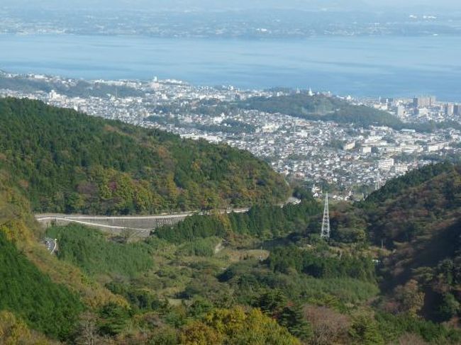 別府湾が見えました。<br />まさに絶景だわ。<br />夜景だともっと綺麗だったのかな。