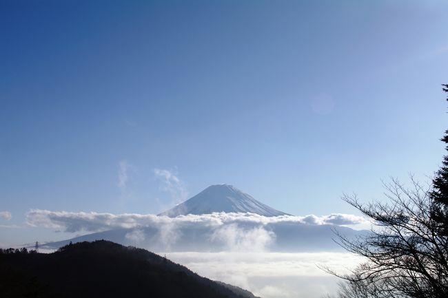 2009/11/25午後の富士山。三つ峠より。