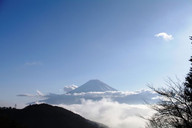 2009/11/25午後の富士山。三つ峠より。