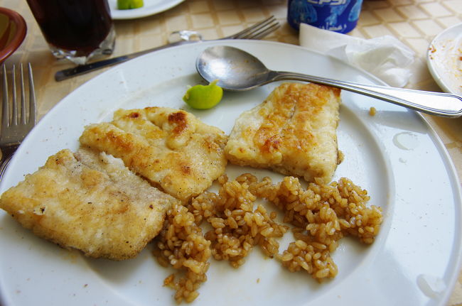 メインは魚のフライ。<br /><br />意外とおいしかった。ナイル川の魚だとしたら、調理NICE！です。