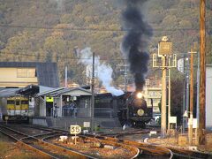 最後に山口駅に車を走らせて、迫力ある出発風景を捕らえることができた