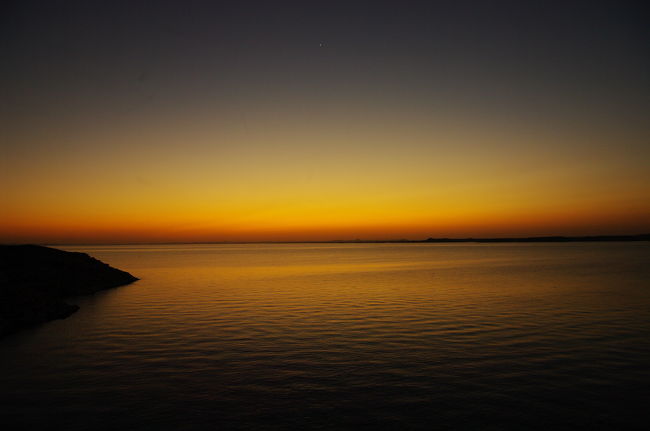 朝焼けがきれいです！
