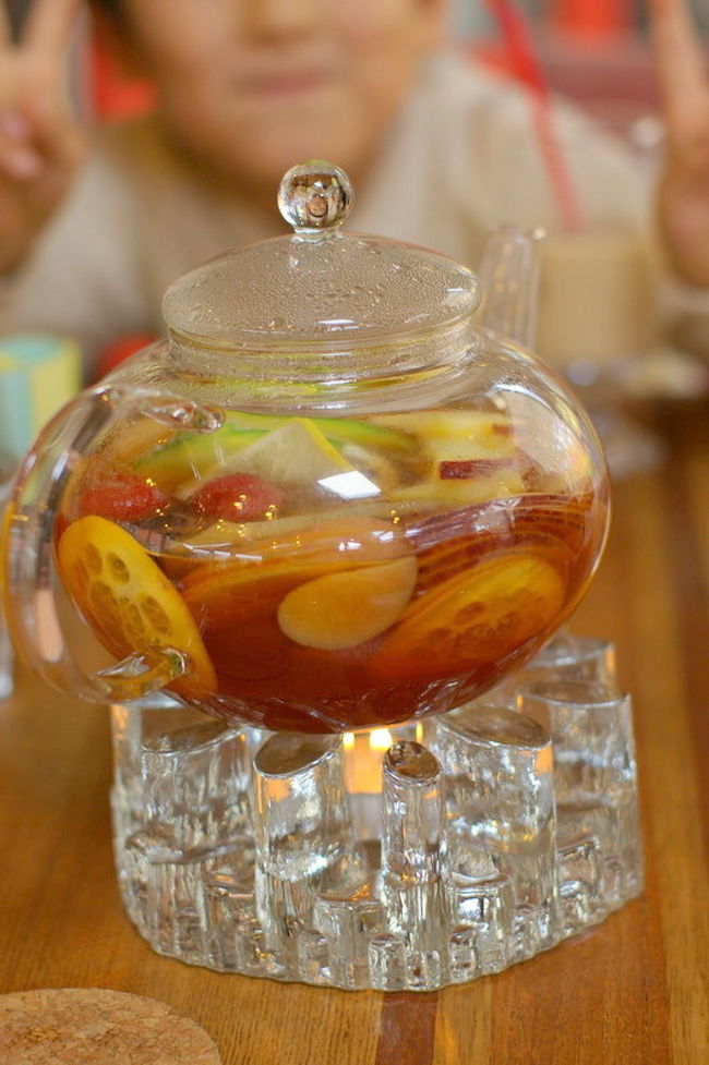 フルーツティーです。<br />7種類のフルーツが入っています。