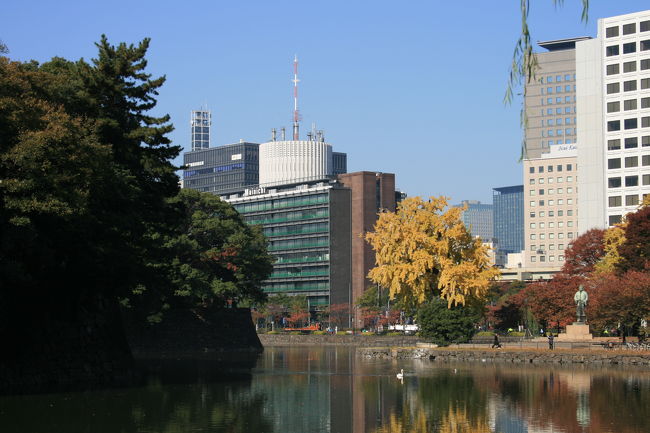 日曜のジョギングはあの銀杏あたりがスタート地点だが皇居１周してくるとシャッターを押しているこのあたりが一番苦しい。　関係ないコメントです。