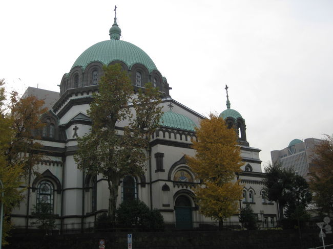 09御茶ノ水ニコライ堂。<br />天切り松闇がたりでは聖橋のたもとでニコライ堂を見ながらおこん姉さんと竹久夢二が恋に落ちるところが<br />あったような気がするが、、、、。