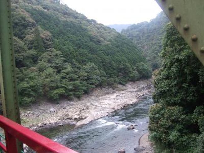 大自然の中をトロッコで〜<br /><br />いいですねー<br /><br />紅葉の頃にまた来たいですね