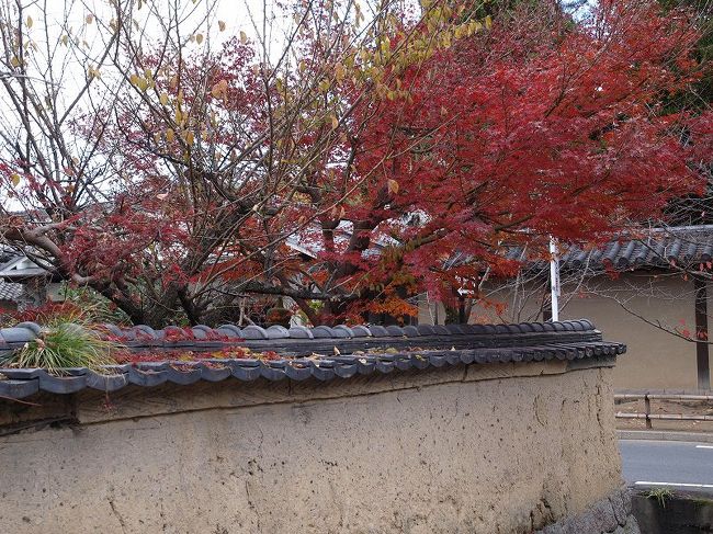 唐招提寺到着　丁字路