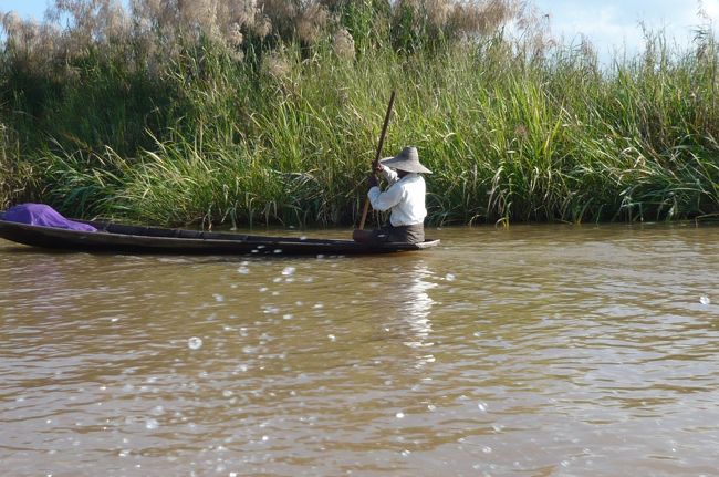 マイボートで。