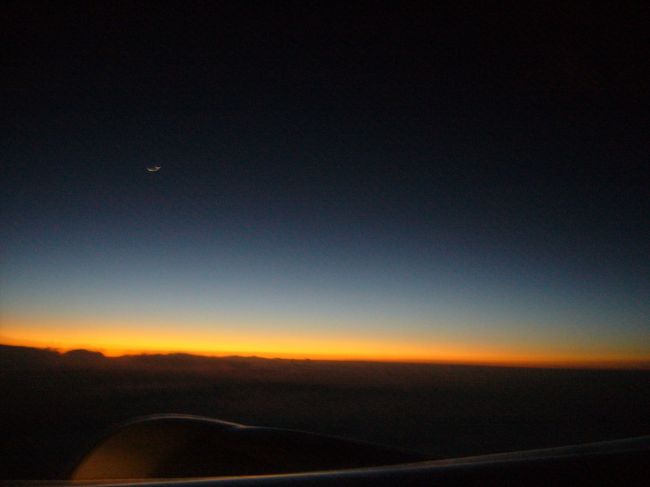 外を見ればすごい景色。