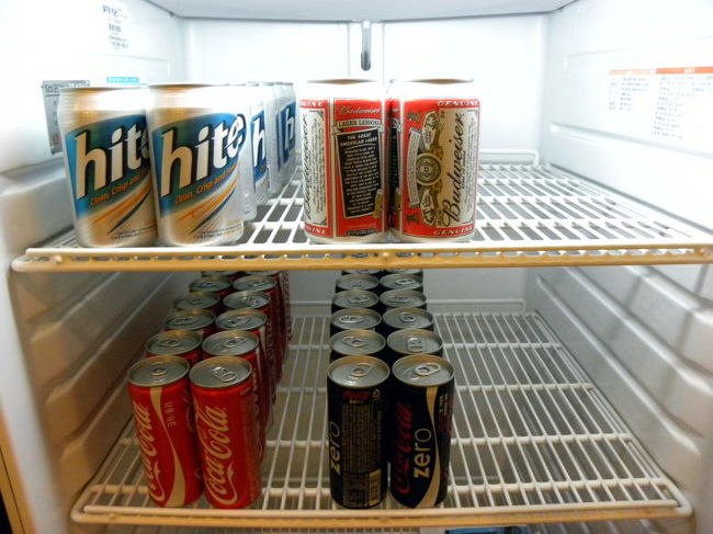 ビールと缶飲料