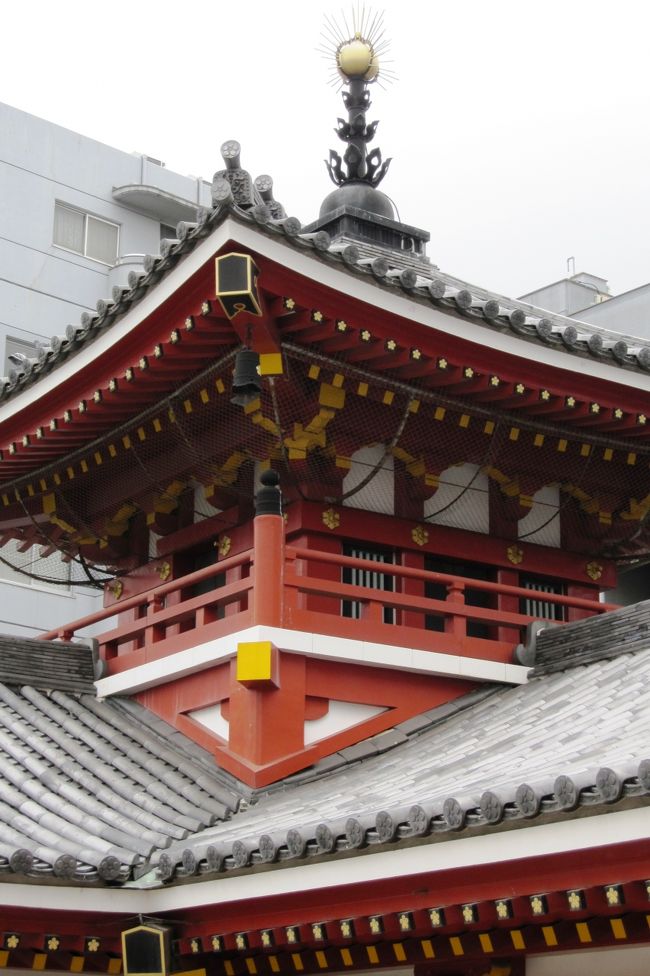 地上から眺めた紫雲殿とはまた違った建物の光景です。建物の中央には、宝珠の飾りがあります。