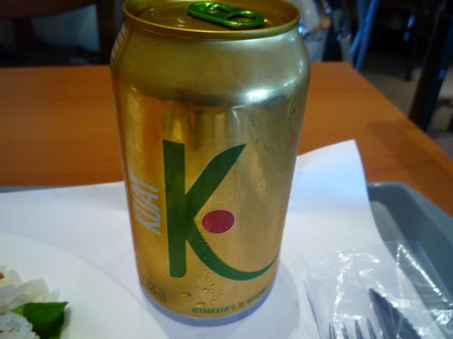 ブラジル原産のガラナの実を使った炭酸ジュース。ブラジルでは炭酸ジュースと言えばこれ。グアラナーと言えばどこでもつうじます。最近はダイエット版がお気に入り