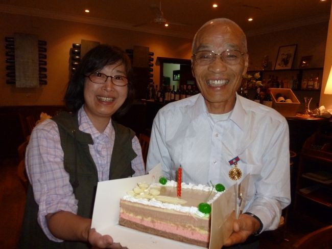 で　実は前日　３０日が誕生日だった私も　<br />御相伴にあずかり　ツーショット♪<br /><br />私にとっても一生の思い出に残る　誕生日でした（嬉）<br />ありがとうございました。