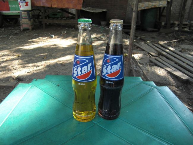 マンダレーにはコカコーラがありましたが、ヤンゴンにはコーラもどきのスターしかありません。結構イケテマス。首都だからでしょうか、国自体の経済状況もあるのでしょうが、外資の会社や製品があまり見当たりません。