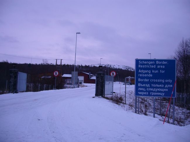 ロシアとの国境にやってきました。