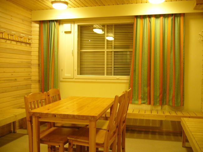 おおっ！！<br /><br />椅子とテーブルが！！<br />サウナの後、ここでくつろぐのかな？